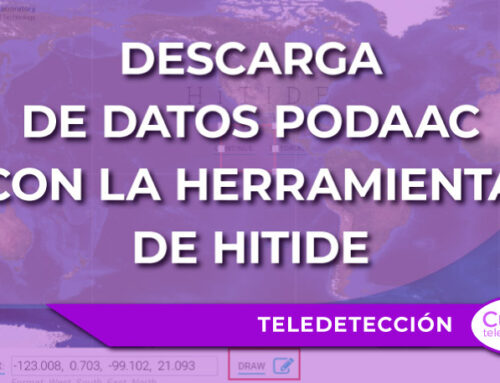 Descarga de datos PODAAC con la herramienta de HiTIDE