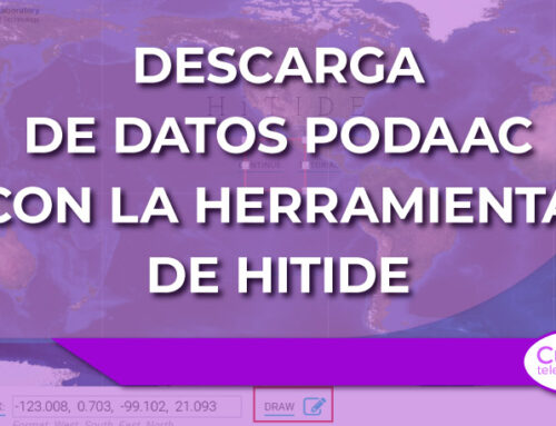 Descarga de datos PODAAC con la herramienta de HiTIDE